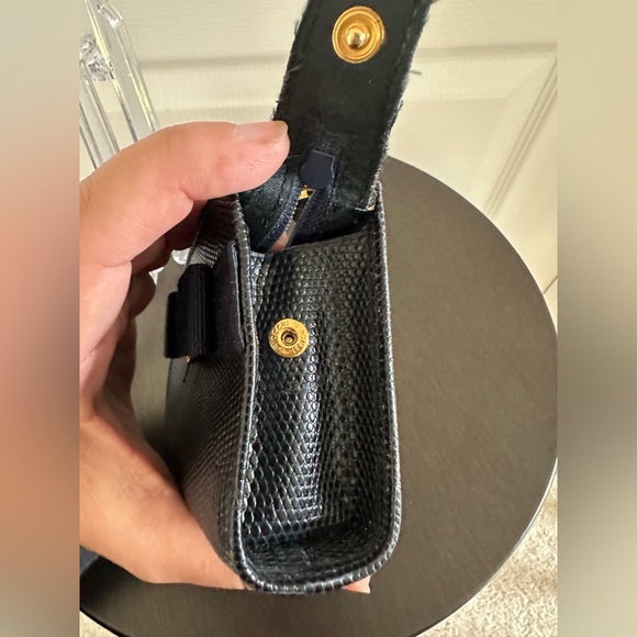 Ferragamo Coin Wallet and Key Holder - Black with Conversion - Authentic Vintage - Picture 10 of 12